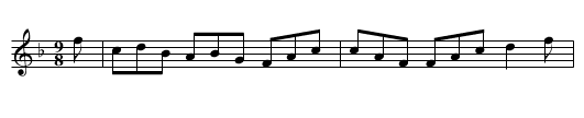 Cork City - staff notation