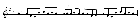 Cork Reel [2], A - staff notation