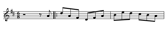 Cork Road - staff notation