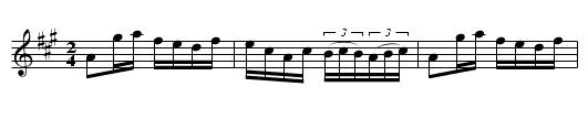 Corn Cob Clog - staff notation