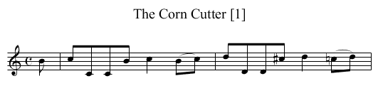 Corn Cutter [1], The - staff notation
