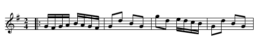 Corn Planter - staff notation