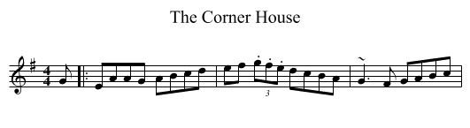 Corner House, The  - staff notation