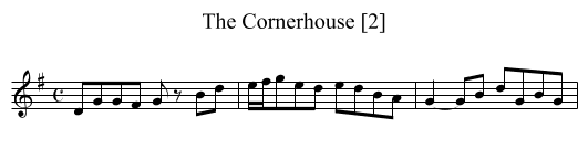 Cornerhouse [2], The - staff notation