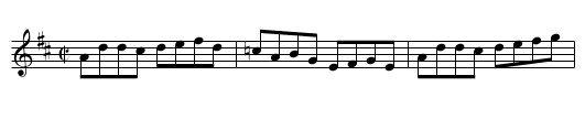 Corney is Coming - staff notation