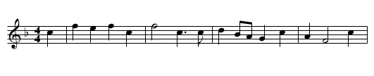 Coronation Day - staff notation