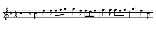Correnta dei Bofei - staff notation