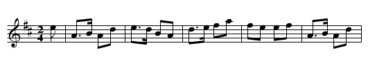 Corriechoille's Farewell - staff notation