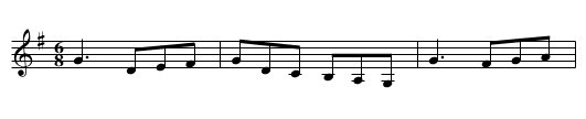 Corsican Dance - staff notation