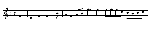 Cosen Cole's Delight - staff notation