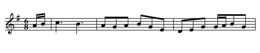 Cosey Jigg - staff notation