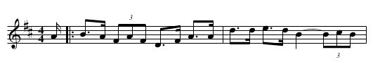 Cosgrove's Schottiche - staff notation