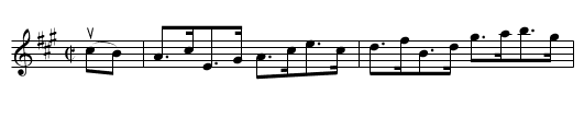 Cosmopolitan -- Hornpipe - staff notation