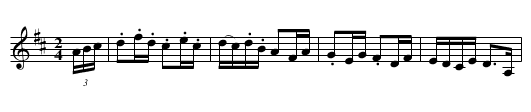 Cosmopolite, The - staff notation