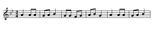 Cote Pile - staff notation