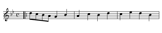 Coterie, the  - staff notation