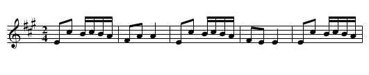 Cotillion [3] - staff notation