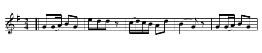 Cotillion (From the Opera of La Somnambula) (tune 3) - staff notation