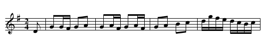 Cotillion (From the Opera of La Somnambula) (tune 5) - staff notation