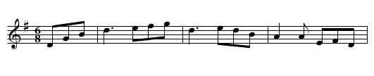 COTILLION No. 1. tune 1 - staff notation