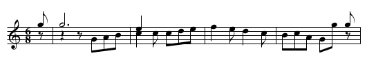 COTILLION No. 10. MEDWAY SETT tune 1 - staff notation