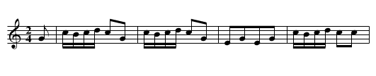 COTILLION No. 10. MEDWAY SETT tune 4 - staff notation
