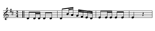 COTILLION No. 13. tune 4 - staff notation