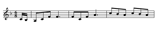 COTILLION No. 14. COLUMBIAN SETT tune 1 - staff notation