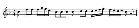 COTILLION No. 14. COLUMBIAN SETT tune 4 - staff notation