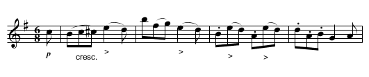 COTILLION No. 15. tune 2 - staff notation