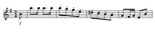 COTILLION No. 15. tune 3 - staff notation