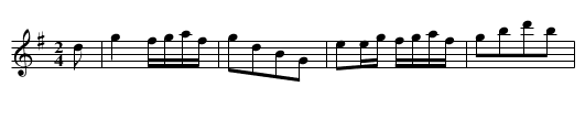 COTILLION No. 15. WARREN SETT tune 3 - staff notation