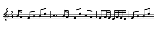 COTILLION No. 16. LONG ISLAND SETT tune 3 - staff notation