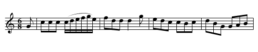COTILLION No. 17. LADY GAY SPANKER'S SETT tune 1 - staff notation