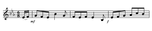COTILLION No. 17. Porter Sett tune 1 - staff notation