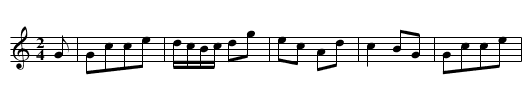 COTILLION No. 17. ROCHESTER SETT tune 5 - staff notation