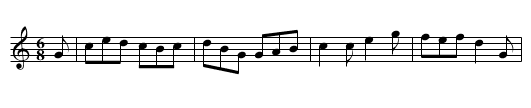 COTILLION No. 18. NIAGARA SETT tune 5 - staff notation