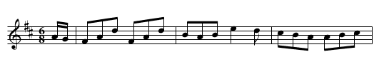 COTILLION No. 23. JIM CROW SETT tune 6 - staff notation