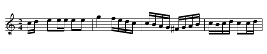 COTILLION No. 26. PAUL JONES' SETT tune 3 - staff notation