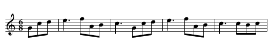COTILLION No. 26. PAUL JONES' SETT tune 4 - staff notation