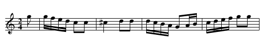 COTILLION No. 26. PAUL JONES' SETT tune 5 - staff notation