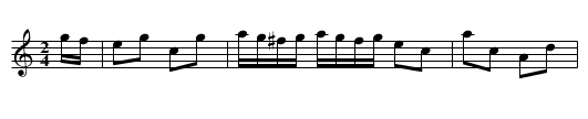 COTILLION No. 28. WASHINGTON SETT tune 2 - staff notation