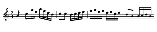 COTILLION No. 28. WASHINGTON SETT tune 4 - staff notation
