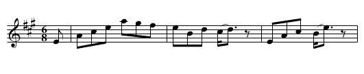 Cotillion No. 2 - staff notation