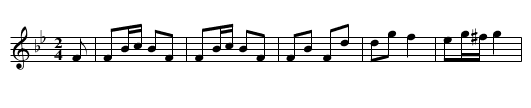 COTILLION No. 3. OPERA SETT tune 2 - staff notation