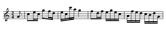 COTILLION No. 32. ISLE OF SHOALS' SETT tune 1 - staff notation