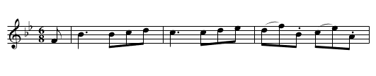 COTILLION No. 6. tune 4 - staff notation