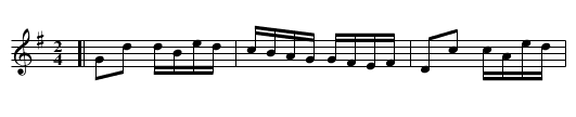 COTILLION No. 7. tune 3 - staff notation