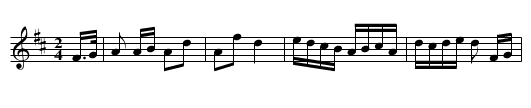 COTILLION No. 8. tune 6 - staff notation