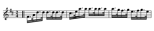 COTILLION No. 8. WINTHROP HALL SETT tune 3 - staff notation